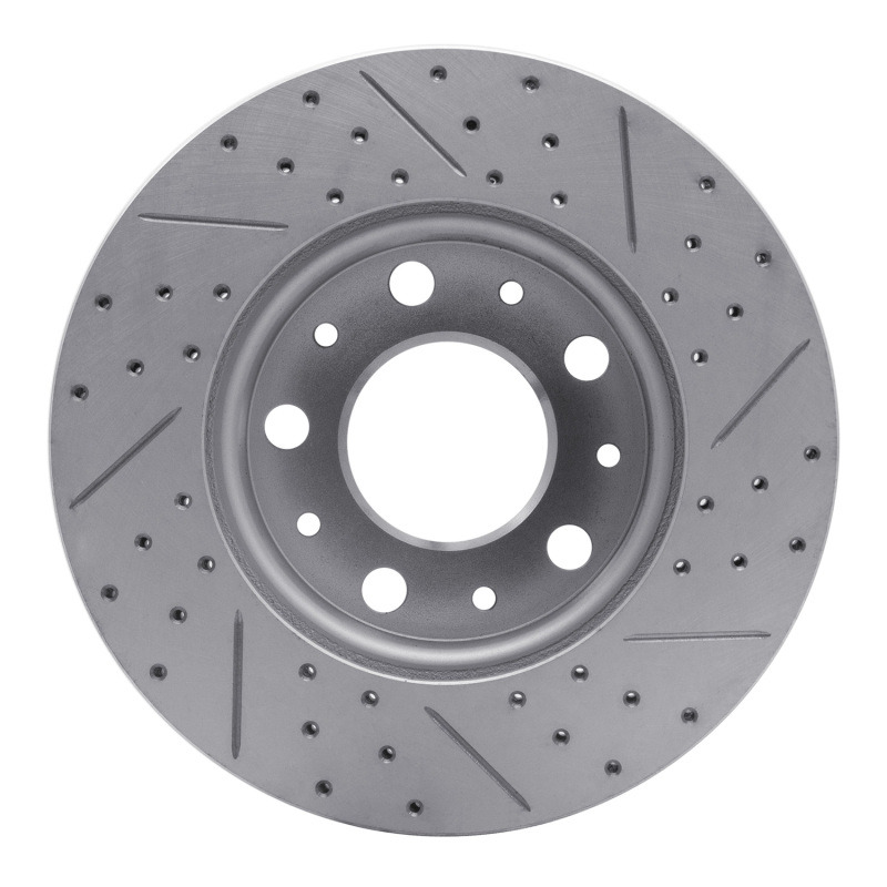 Ram Promaster Brake Rotor (1) - Front Left - DFC - Drilled & Slotted Geoperformance - `14-`26