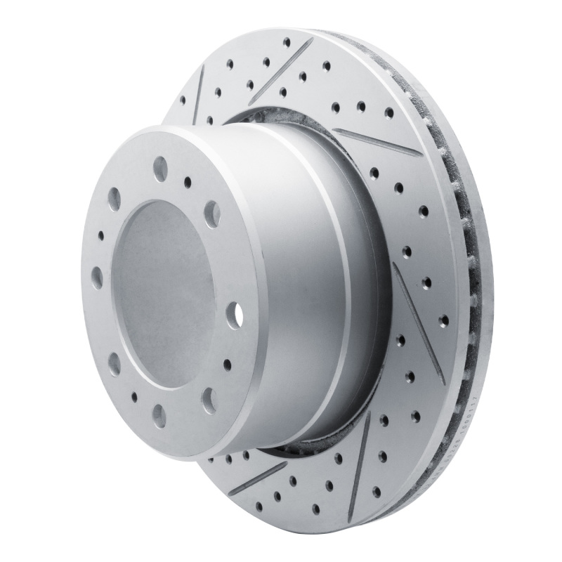 Dodge Ram 4000 Brake Rotor (1) - Rear Left - DFC - Geoperformance + Drilled & Slotted - `09-`25