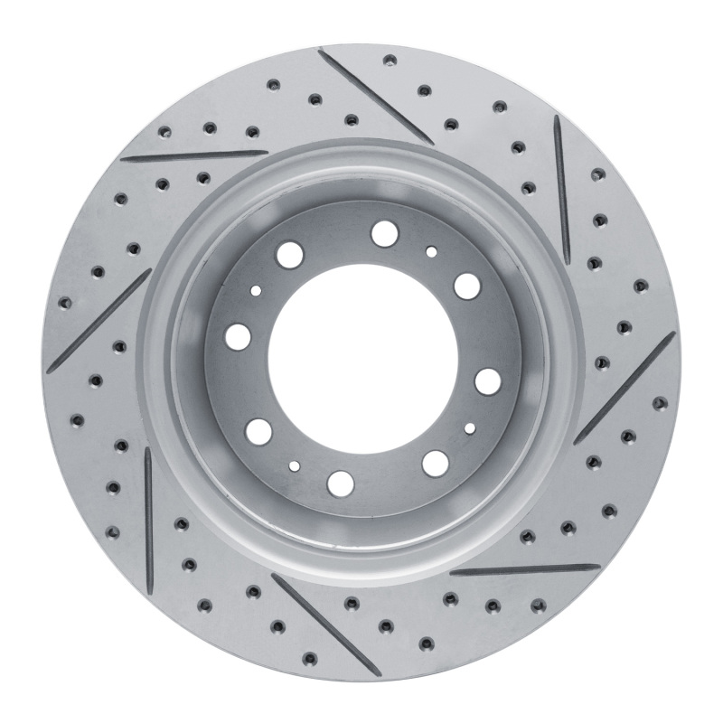 Dodge Ram 4000 Brake Rotor (1) - Rear Left - DFC - Geoperformance + Drilled & Slotted - `09-`25