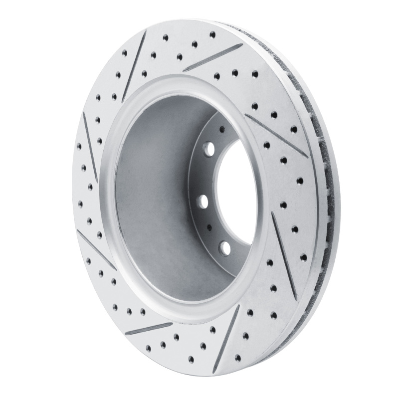 Dodge Ram 3500 Brake Rotor (1) - Rear Right - DFC - Drilled & Slotted Geoperformance - `09-`25