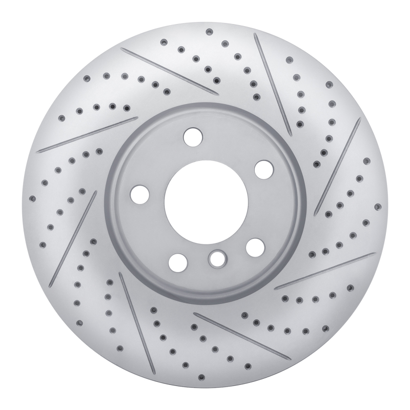 Dodge Challenger Brake Rotor (1) - Front Left - DFC - Geoperformance Rotor - Drilled and Slotted - `21-`23