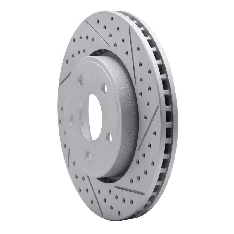 Jeep Commander Brake Rotor (1) - Front Right - DFC - Geoperformance Rotor - Drilled & Slotted - `05-`10