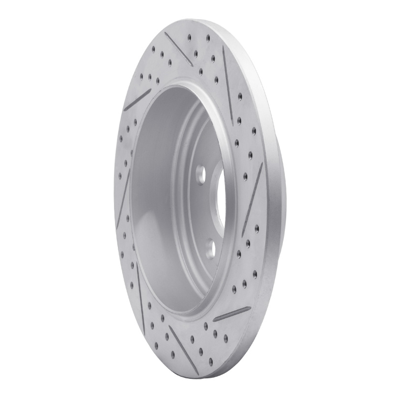 Dodge Durango Brake Rotor (1) - Rear Left - DFC - Drilled & Slotted Geoperformance - `11-`22