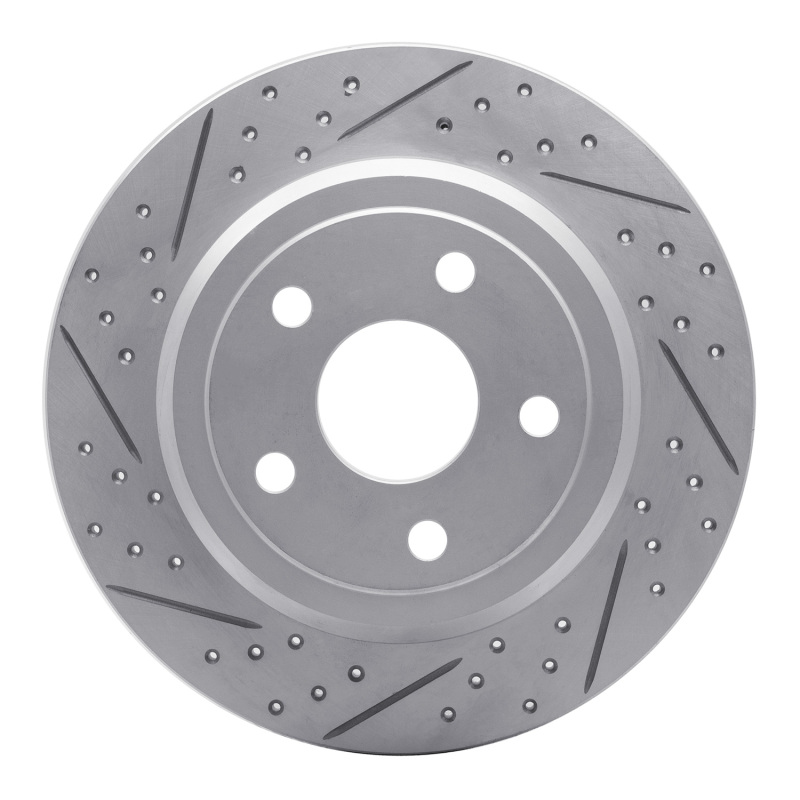 Dodge Durango Brake Rotor (1) - Rear Left - DFC - Drilled & Slotted Geoperformance - `11-`22