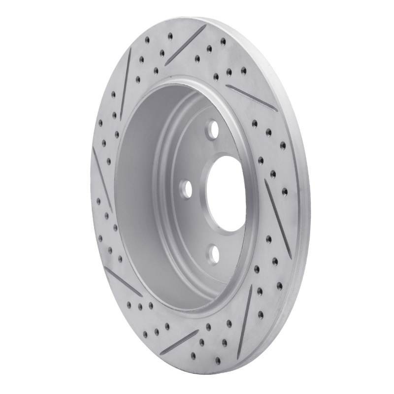 Dodge Durango Brake Rotor (1) - Rear Right - DFC - Geoperformance Drilled & Slotted - `11-`22