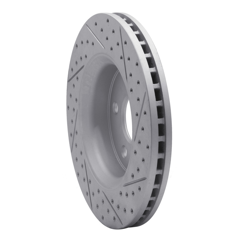 Dodge Durango Brake Rotor (1) - Front Left - DFC - Geoperf Slotted and Drilled - `11-`22
