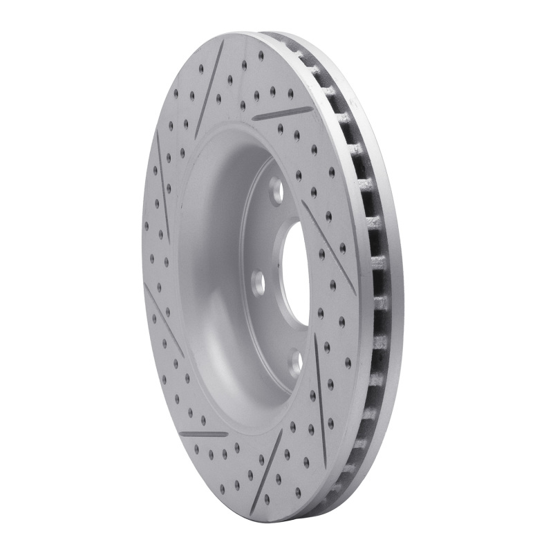 Dodge Durango Brake Rotor (1) - Front Right - DFC - Geoperformance Rotors - Drilled & Slotted - `11-`22