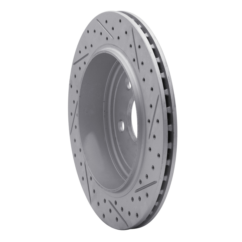 Dodge Durango Brake Rotor (1) - Rear Left - DFC - Drilled & Slotted Geoperformance - `11-`25