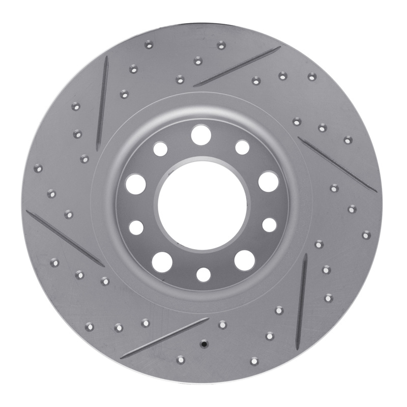 Chrysler 200 Brake Rotor (1) - Rear Right - DFC - Drilled & Slotted Geoperformance - `14-`22
