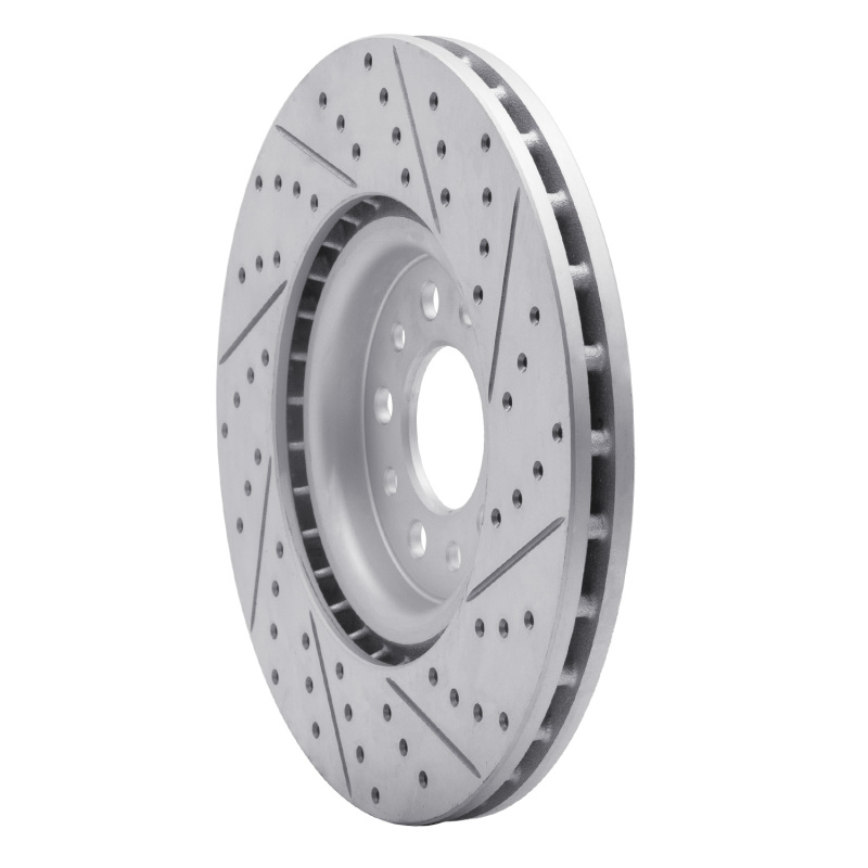 Alfa Romeo Tonale Brake Rotor (1) - Front Left - DFC - Drilled & Slotted Geoperformance - `14-`26