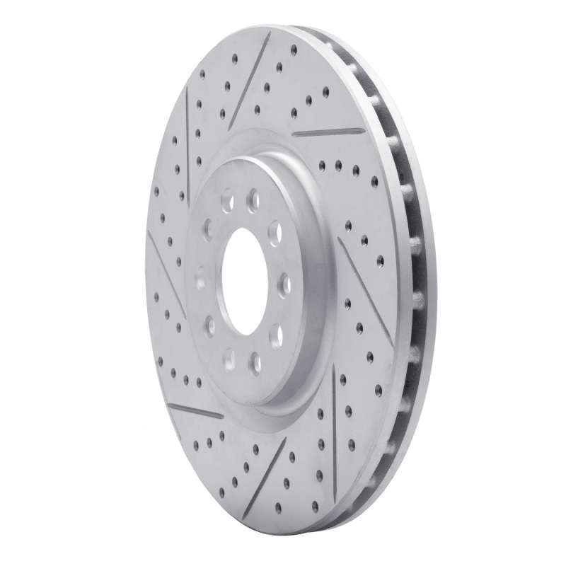 Alfa Romeo Tonale Brake Rotor (1) - Front Left - DFC - Drilled & Slotted Geoperformance - `14-`26