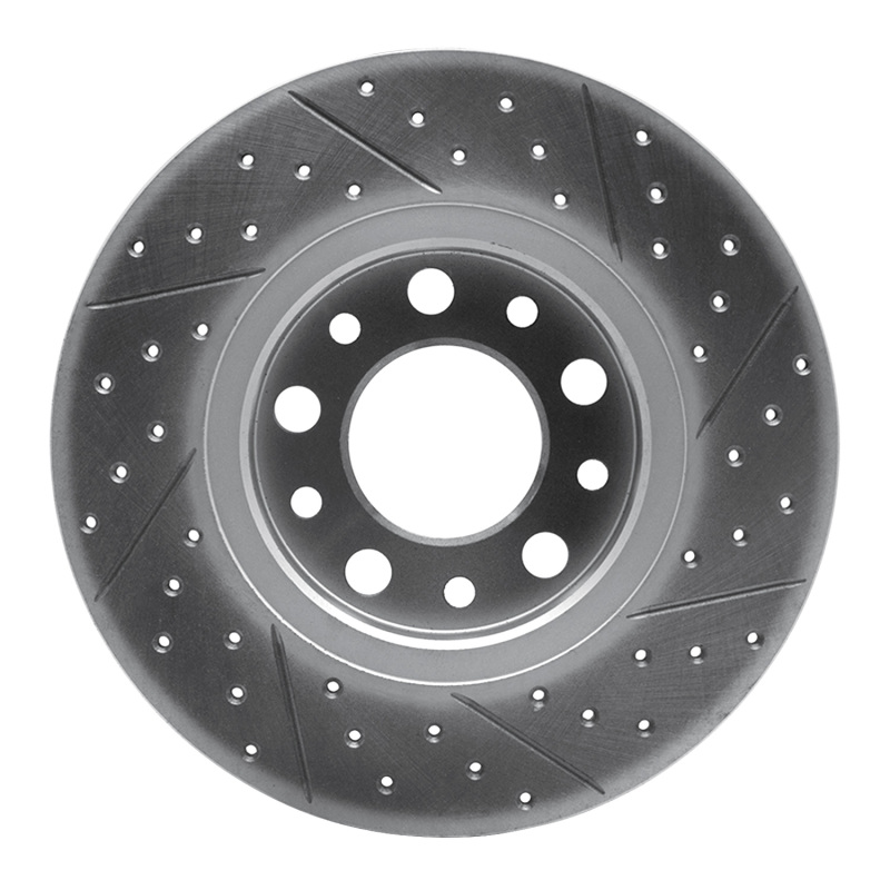 Alfa Romeo Tonale Brake Rotor (1) - Rear Left - DFC - Geoperformance Drilled & Slotted - `15-`26