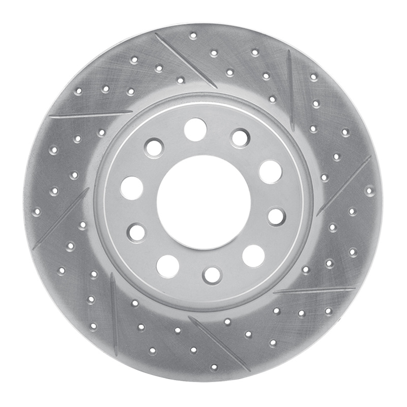 Alfa Romeo Tonale Brake Rotor (1) - Rear Right - DFC - Geoperformance Drilled & Slotted - `15-`26