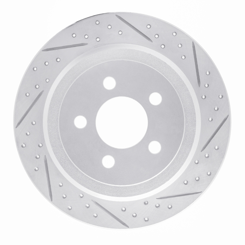 Dodge Nitro Brake Rotor (1) - Rear Right - DFC - Geoperformance Rotor - Drilled and Slotted - `07-`12