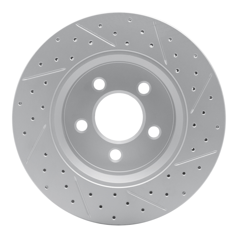 Dodge Nitro Brake Rotor (1) - Front Left - DFC - Geoperformance Drilled & Slotted - `07-`12