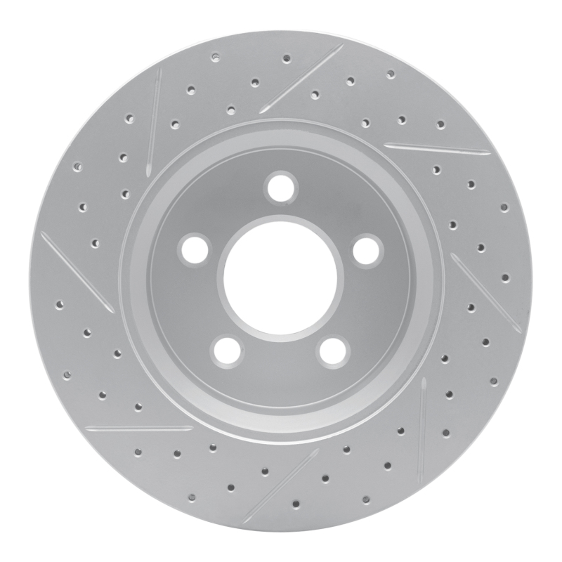 Dodge Nitro Brake Rotor (1) - Front Right - DFC - Geoperf Drilled & Slotted - `07-`12