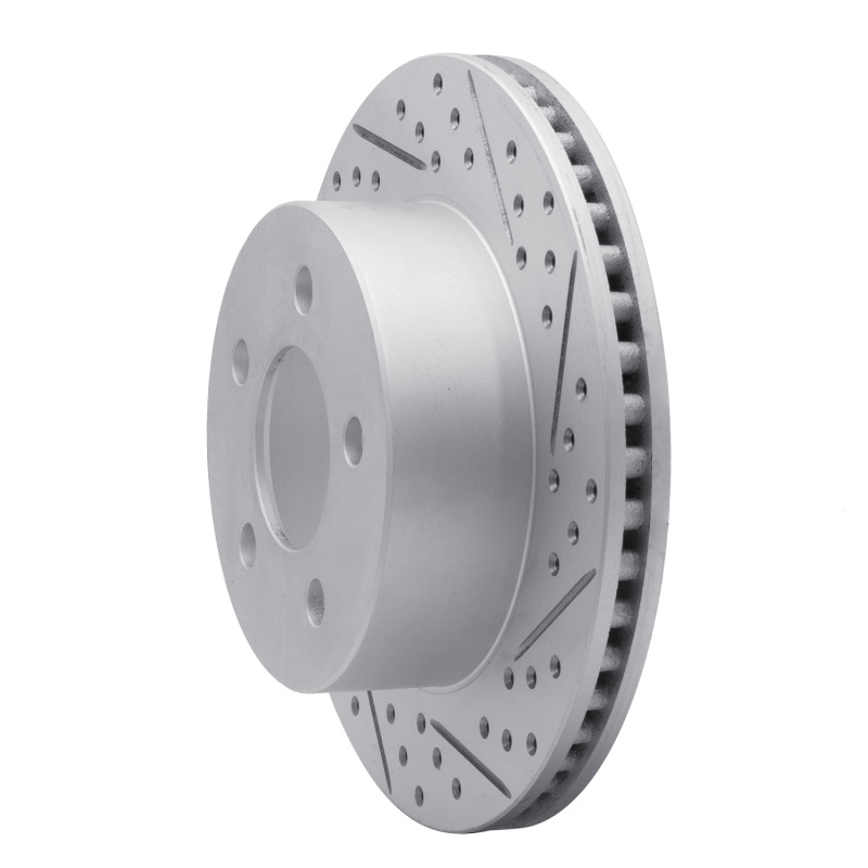 Jeep Cherokee Brake Rotor (1) - Front Right - DFC - Geoperformance Drilled & Slotted - `99-`06