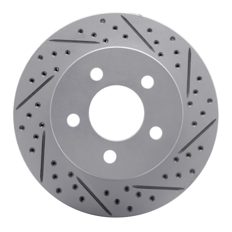 Jeep Cherokee Brake Rotor (1) - Front Right - DFC - Geoperformance Drilled & Slotted - `99-`06