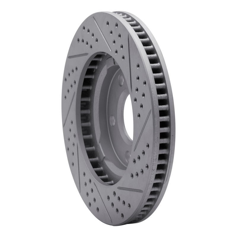 Buick Riviera Brake Rotor (1) - Front Left - DFC - Geoperformance Rotor - Drilled & Slotted - `97-`05