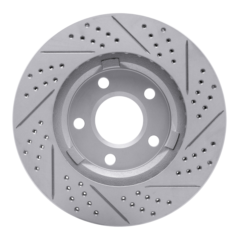 Buick Riviera Brake Rotor (1) - Front Left - DFC - Geoperformance Rotor - Drilled & Slotted - `97-`05