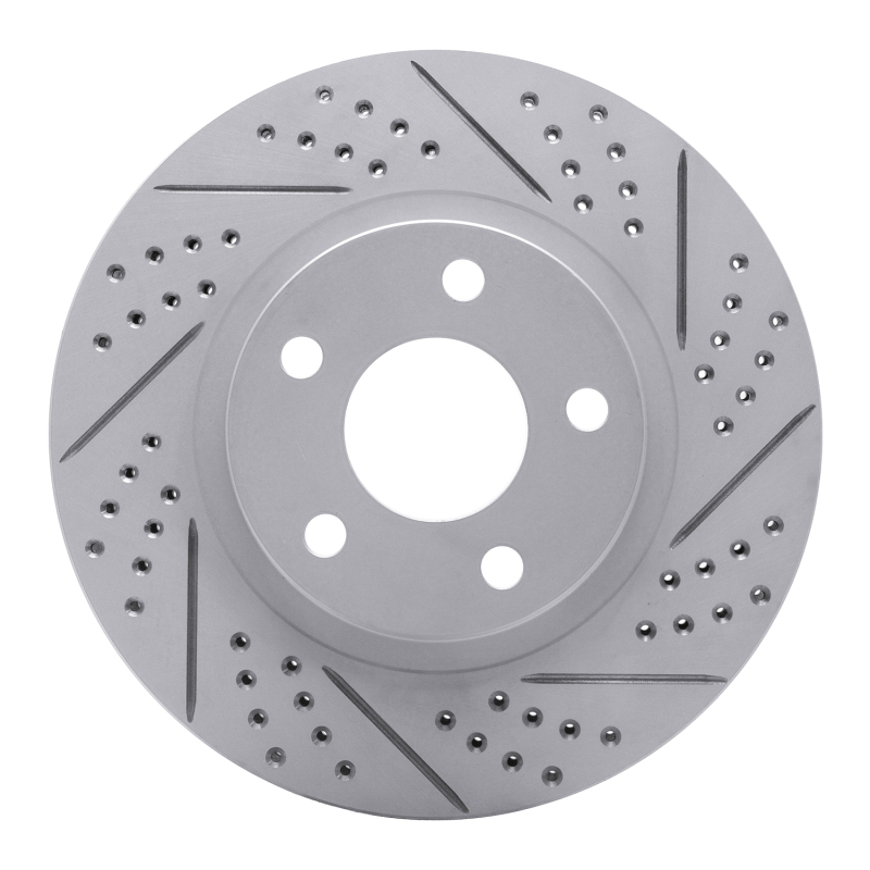 Buick Park Avenue Brake Rotor (1) - Front Right - DFC - Geoperformance Drilled & Slotted - `97-`05
