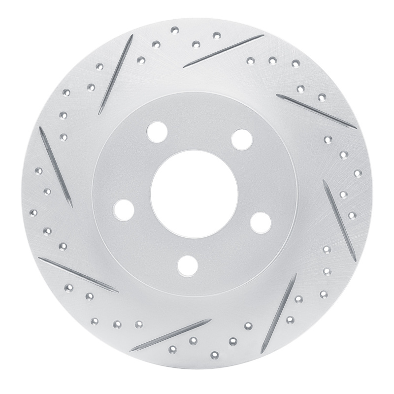 Buick Park Avenue Brake Rotor (1) - Rear Left - DFC - Drilled & Slotted Geoperformance - `98-`05