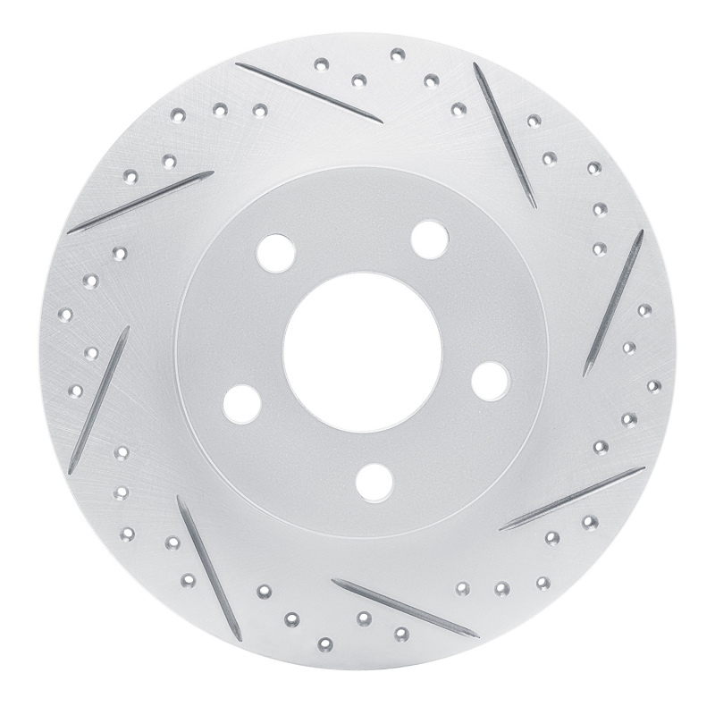 Buick Park Avenue Brake Rotor (1) - Rear Right - DFC - Drilled & Slotted Geoperformance - `98-`05