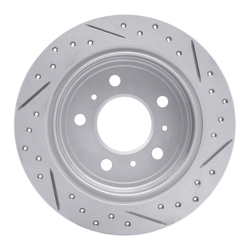 Buick Lacrosse Brake Rotor (1) - Rear Left - DFC - Drilled & Slotted Geoperformance - `06-`10