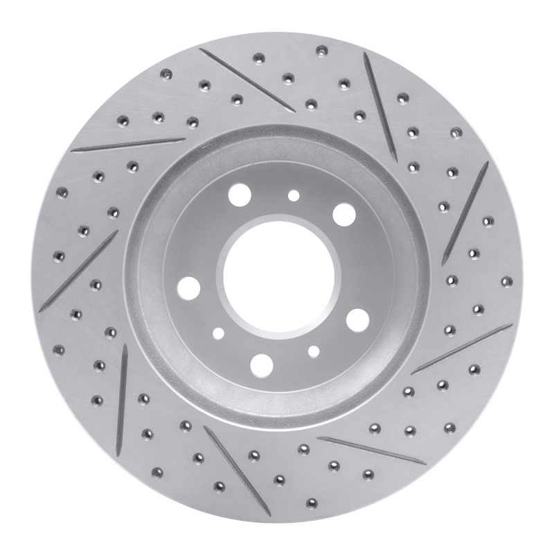 Buick Lucerne Brake Rotor (1) - Front Left - DFC - Drilled & Slotted Geoperformance - `06-`16