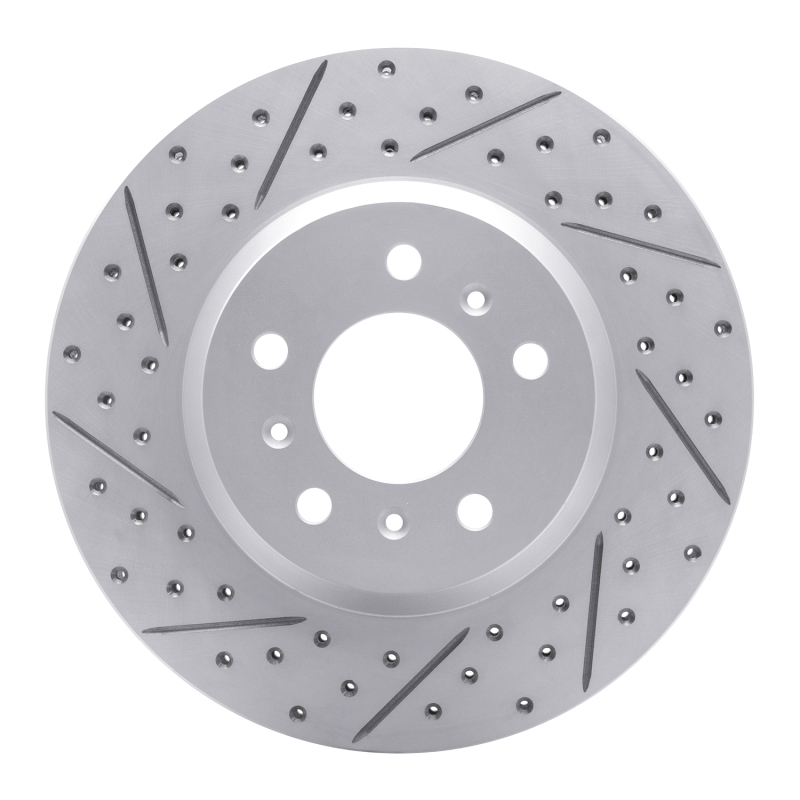 Buick Lucerne Brake Rotor (1) - Front Left - DFC - Drilled & Slotted Geoperformance - `06-`16