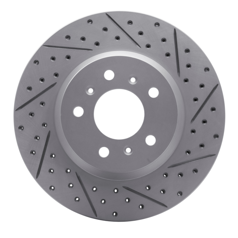 Buick Lucerne Brake Rotor (1) - Front Right - DFC - Drilled & Slotted Geoperformance Rotor - `06-`16