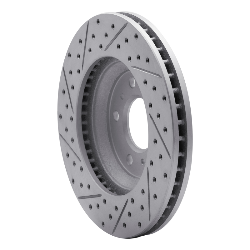 Buick Lucerne Brake Rotor (1) - Front Right - DFC - Drilled & Slotted Geoperformance Rotor - `06-`16