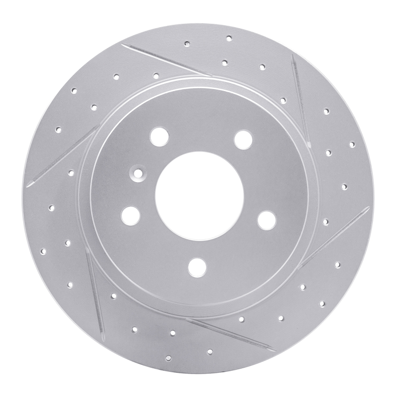 Buick Lucerne Brake Rotor (1) - Rear Right - DFC - Drilled & Slotted Geoperformance - `06-`11