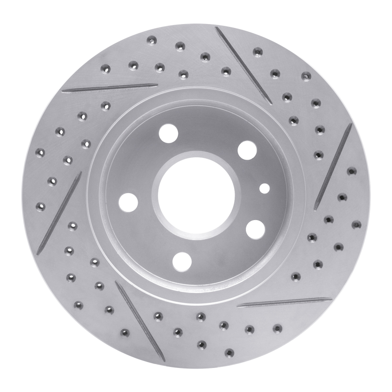 Buick Regal Brake Rotor (1) - Front Left - DFC - Drilled & Slotted Geoperformance - `11-`16