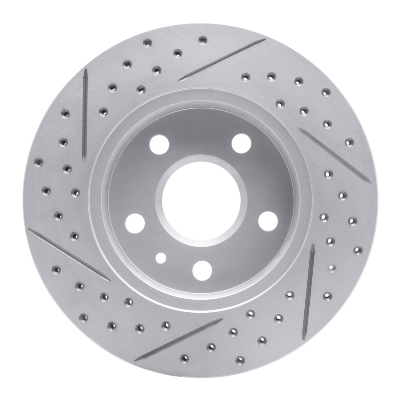 Buick Regal Brake Rotor (1) - Front Right - DFC - Drilled & Slotted Geoperformance - `11-`16
