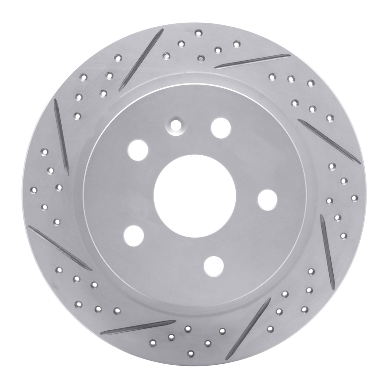 Buick Lacrosse Brake Rotor (1) - Rear Left - DFC - Drilled & Slotted Geoperformance - `11-`16