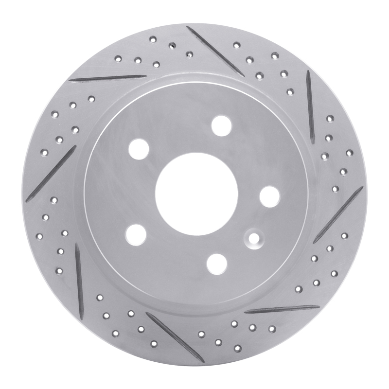 Buick Regal Brake Rotor (1) - Rear Right - DFC - Drilled & Slotted Geoperformance - `11-`16