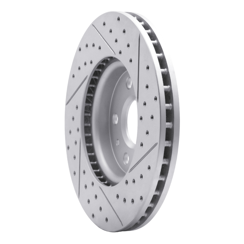 Buick Regal Brake Rotor (1) - Front Left - DFC - Drilled & Slotted Geoperformance - `10-`25