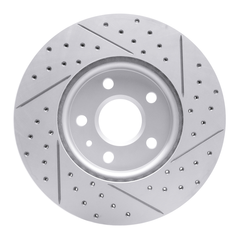 Buick Regal Brake Rotor (1) - Front Left - DFC - Drilled & Slotted Geoperformance - `10-`25