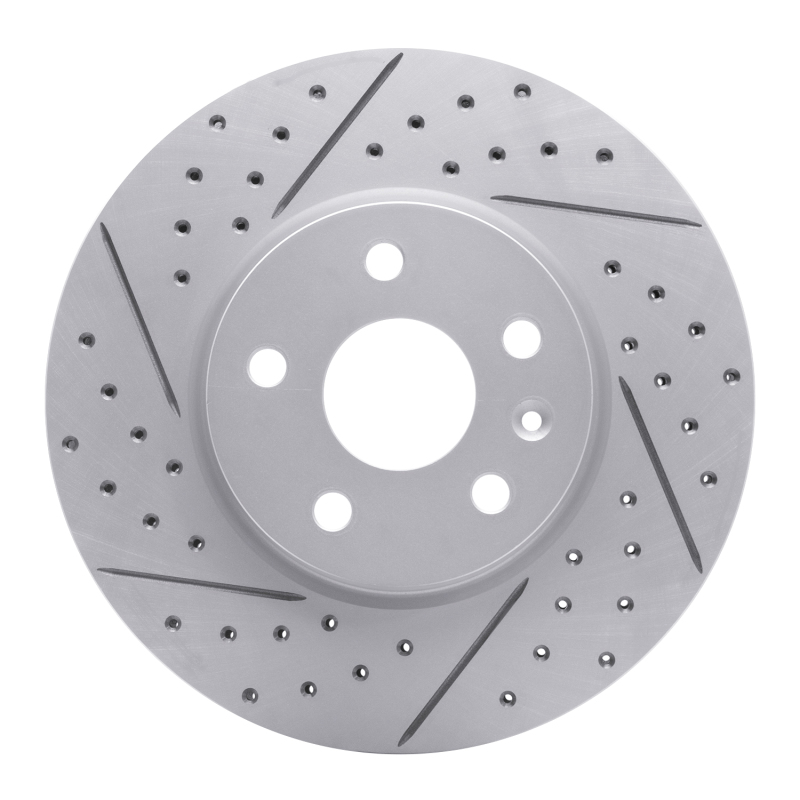 Buick Regal Brake Rotor (1) - Front Left - DFC - Drilled & Slotted Geoperformance - `10-`25