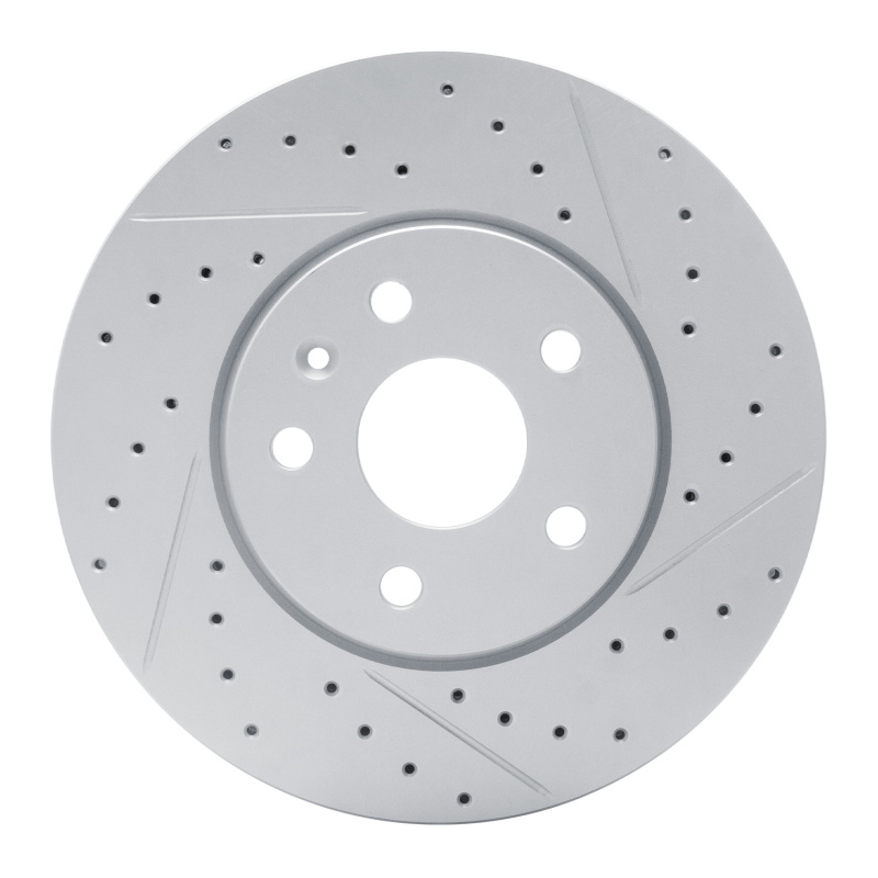 Buick Allure Brake Rotor (1) - Front Right - DFC - Drilled & Slotted Geoperformance - `10-`25