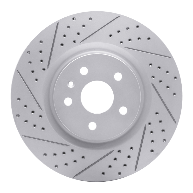 Buick Regal Brake Rotor (1) - Front Left - DFC - Drilled & Slotted Geoperformance - `09-`17