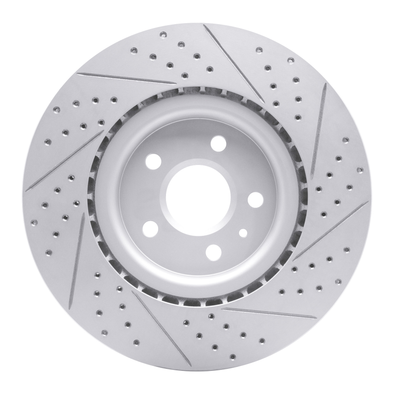 Buick Regal Brake Rotor (1) - Front Left - DFC - Drilled & Slotted Geoperformance - `09-`17
