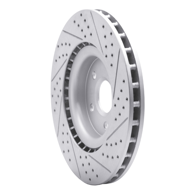 Buick Regal Brake Rotor (1) - Front Left - DFC - Drilled & Slotted Geoperformance - `09-`17