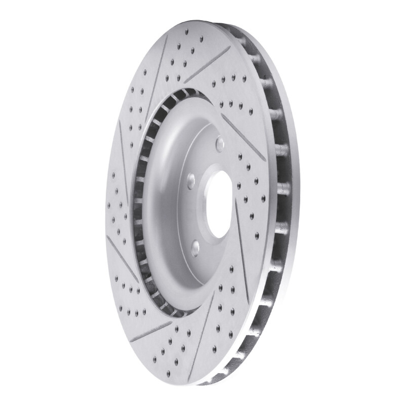 Buick Regal Brake Rotor (1) - Front Right - DFC - Drilled & Slotted Geoperformance - `09-`17