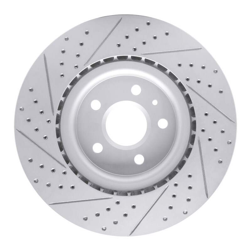 Buick Regal Brake Rotor (1) - Front Right - DFC - Drilled & Slotted Geoperformance - `09-`17