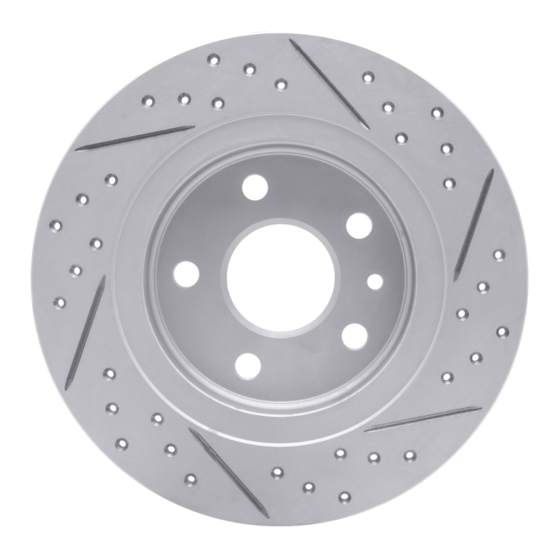 Buick Encore Brake Rotor (1) - Rear Left - DFC - Drilled & Slotted Geoperformance - `11-`22