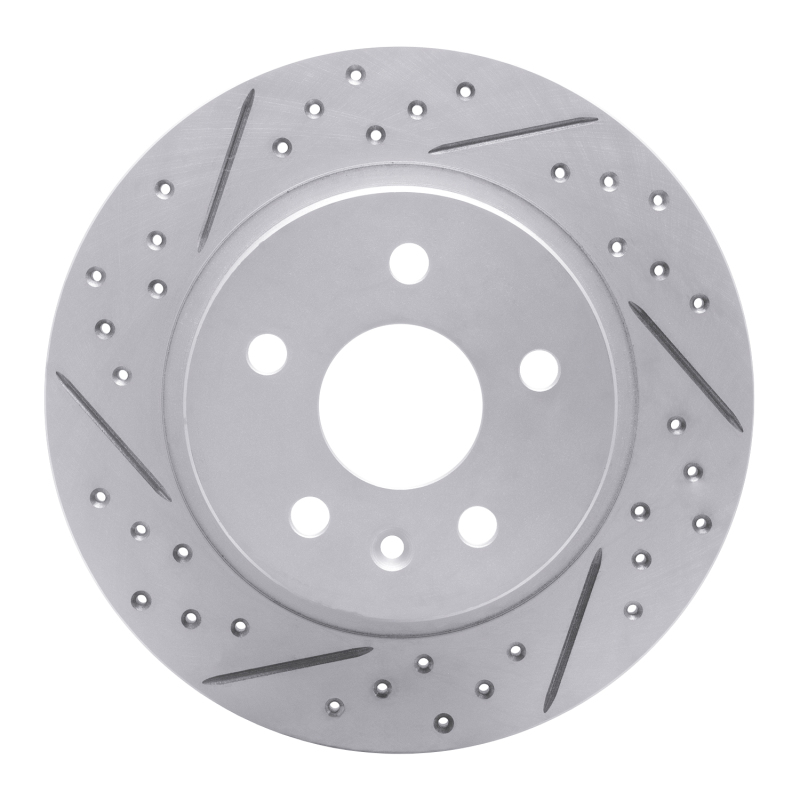 Buick Encore Brake Rotor (1) - Rear Left - DFC - Drilled & Slotted Geoperformance - `11-`22