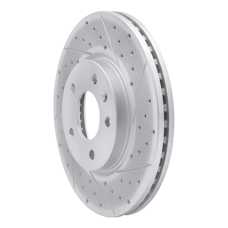 Buick Lacrosse Brake Rotor (1) - Front Right - DFC - Drilled & Slotted Geoperformance - `11-`25