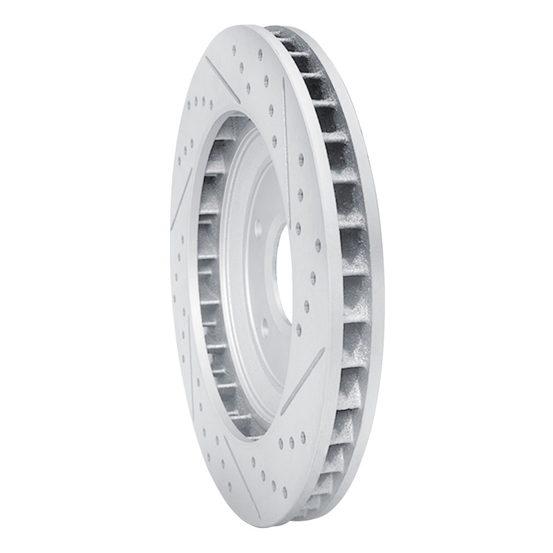 Cadillac XLR Brake Rotor (1) - Front - DFC - Drilled & Slotted Geoperformance - `97-`09